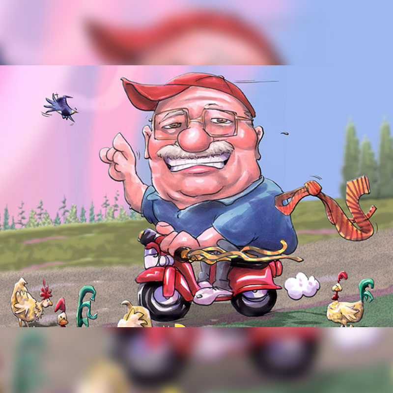 Digger-on-Scooter_Mike-McCartney-800 Digger